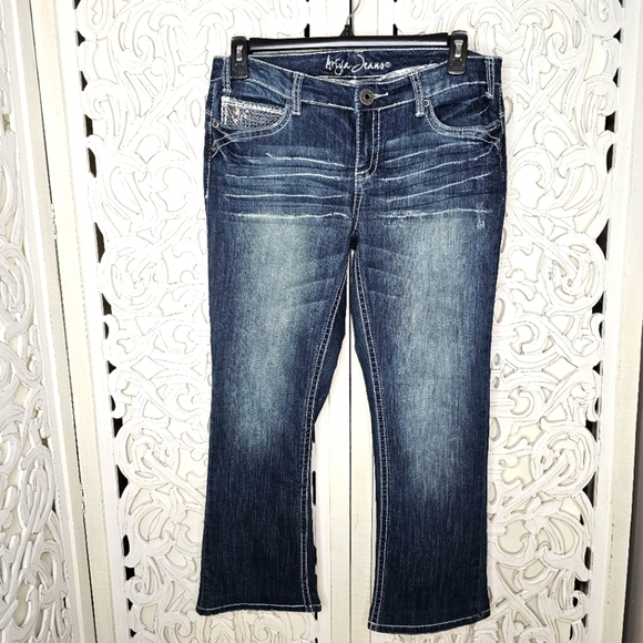 Ariya Jeans Boot Cut Faded Medium Wash Size 13/14 S - Picture 2 of 14